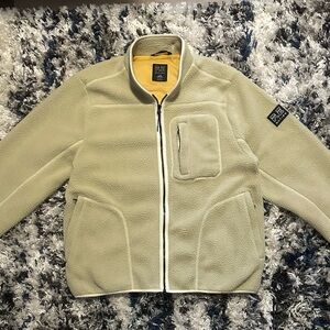 P.E Nation Men's Light Green Fleece Jacket